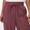 Pantaloni in velluto a vita alta Vmvilja