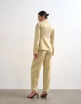 Pantaloni sartoriali a vita alta Tswera