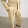 Pantaloni sartoriali a vita alta Tswera