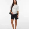 Shorts a 5 tasche dalla vestibilità regolare