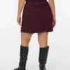 Shorts in velluto a coste a vita alta Vmcvilja
