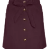 Shorts in velluto a coste a vita alta Vmcvilja