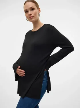Top a collo alto dalla vestibilità regolare