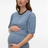 Top a collo rotondo dalla vestibilità regolare