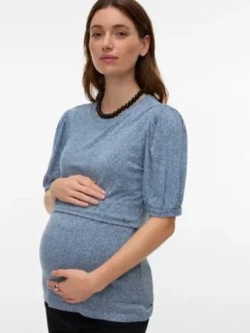 Top a collo rotondo dalla vestibilità regolare