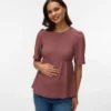 Top a collo rotondo dalla vestibilità regolare