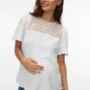 Top a collo rotondo dalla vestibilità regolare