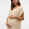 Top a collo rotondo dalla vestibilità regolare