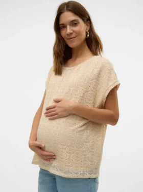Top a collo rotondo dalla vestibilità regolare