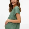 Top a collo rotondo dalla vestibilità regolare