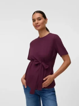 Top a collo rotondo dalla vestibilità regolare