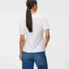 Top a collo rotondo dalla vestibilità regolare