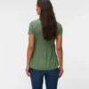 Top a collo rotondo dalla vestibilità regolare
