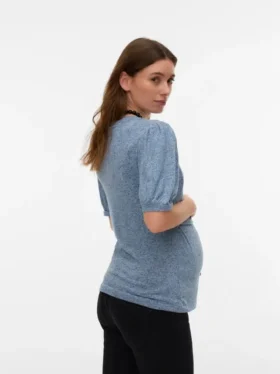 Top a collo rotondo dalla vestibilità regolare