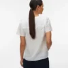 Top a collo rotondo dalla vestibilità regolare