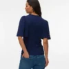 Top a collo rotondo dalla vestibilità regolare