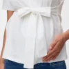 Top a collo rotondo dalla vestibilità regolare