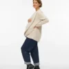 Top a collo rotondo dalla vestibilità regolare