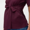Top a collo rotondo dalla vestibilità regolare