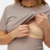 Top a collo rotondo dalla vestibilità regolare