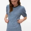 Top a collo rotondo dalla vestibilità regolare