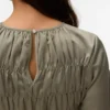 Top a collo rotondo dalla vestibilità regolare
