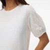 Top a collo rotondo dalla vestibilità regolare