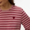 Top a collo rotondo dalla vestibilità regolare