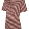 Top aderente con scollo a V