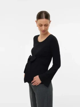 Top con scollo a U e vestibilità regolare