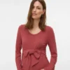 Top con scollo a U e vestibilità regolare