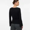 Top con scollo a U e vestibilità regolare