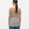 Top con scollo a U e vestibilità regolare