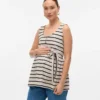 Top con scollo a U e vestibilità regolare