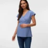 Top con scollo a V dalla vestibilità regolare