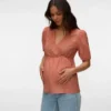 Top con scollo a V dalla vestibilità regolare