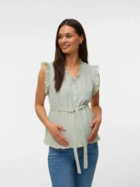 Top con scollo a V dalla vestibilità regolare