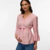 Top con scollo a V dalla vestibilità regolare
