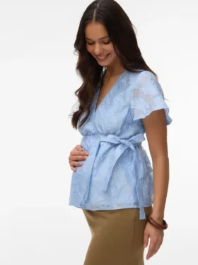 Top con scollo a V dalla vestibilità regolare