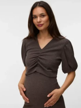 Top con scollo a V dalla vestibilità regolare