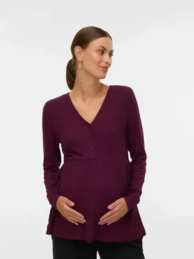 Top con scollo a V dalla vestibilità regolare