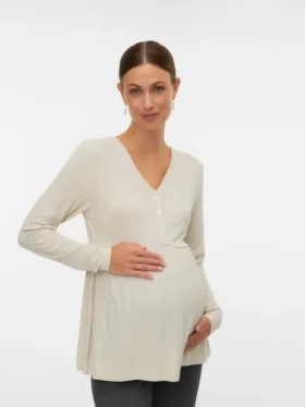Top con scollo a V dalla vestibilità regolare