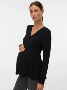 Top con scollo a V dalla vestibilità regolare