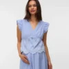 Top con scollo a V dalla vestibilità regolare