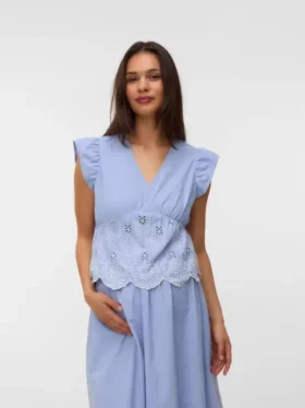 Top con scollo a V dalla vestibilità regolare
