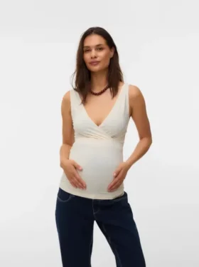 Top con scollo a V dalla vestibilità regolare