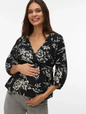 Top con scollo a V dalla vestibilità regolare