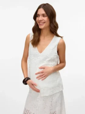 Top con scollo a V dalla vestibilità regolare