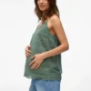 Top con scollo a V dalla vestibilità regolare
