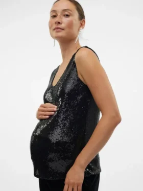 Top con scollo a V dalla vestibilità regolare